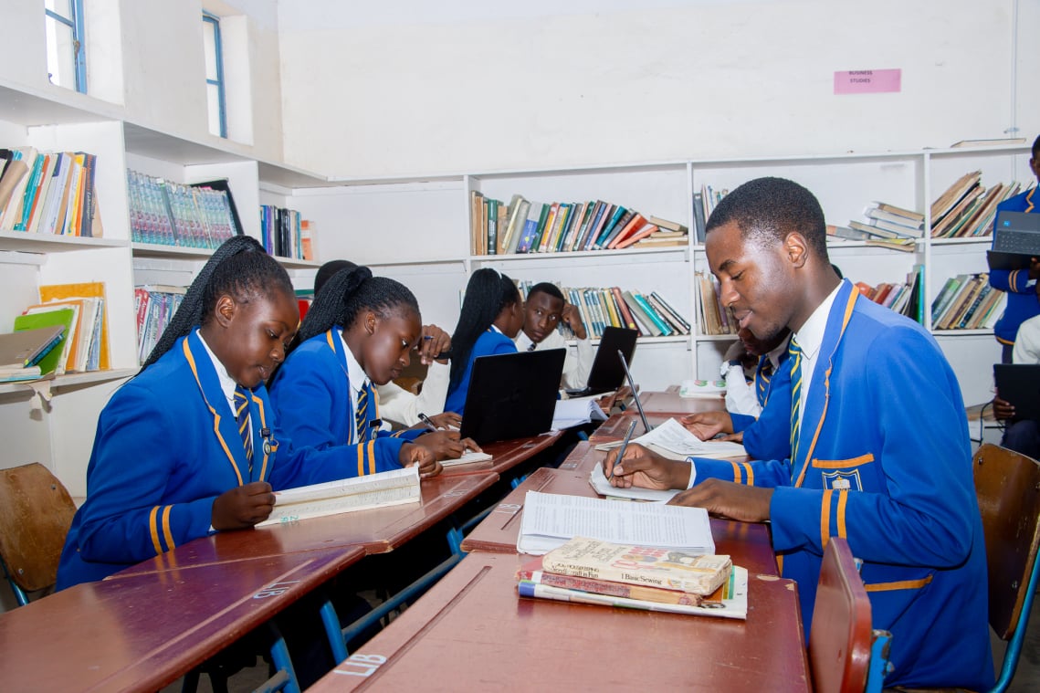 Students in Library